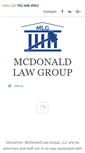 Mobile Screenshot of mcdonaldlawgroup.com